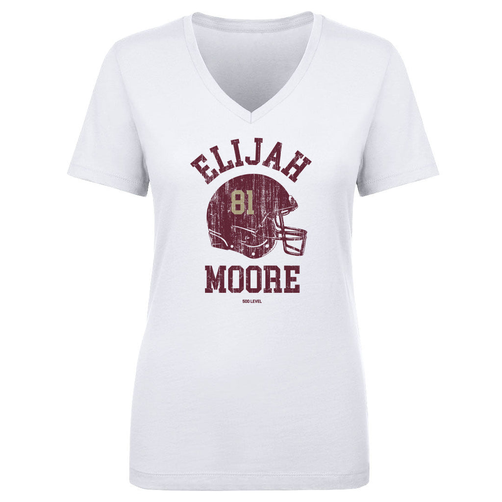 Elijah Moore College Helmet Font