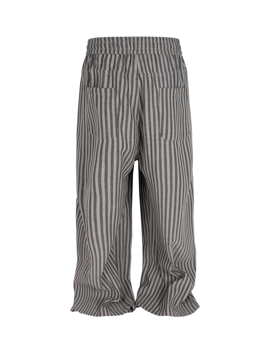 GREY STRIPED LOUNGE PANTS