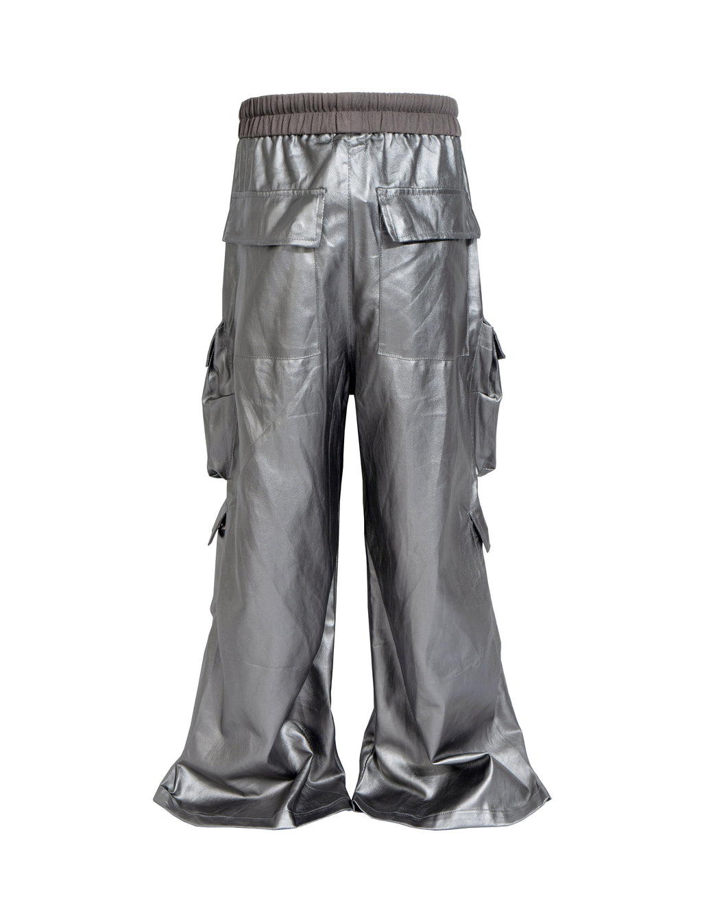METTALIC FLOW CARGO PANTS