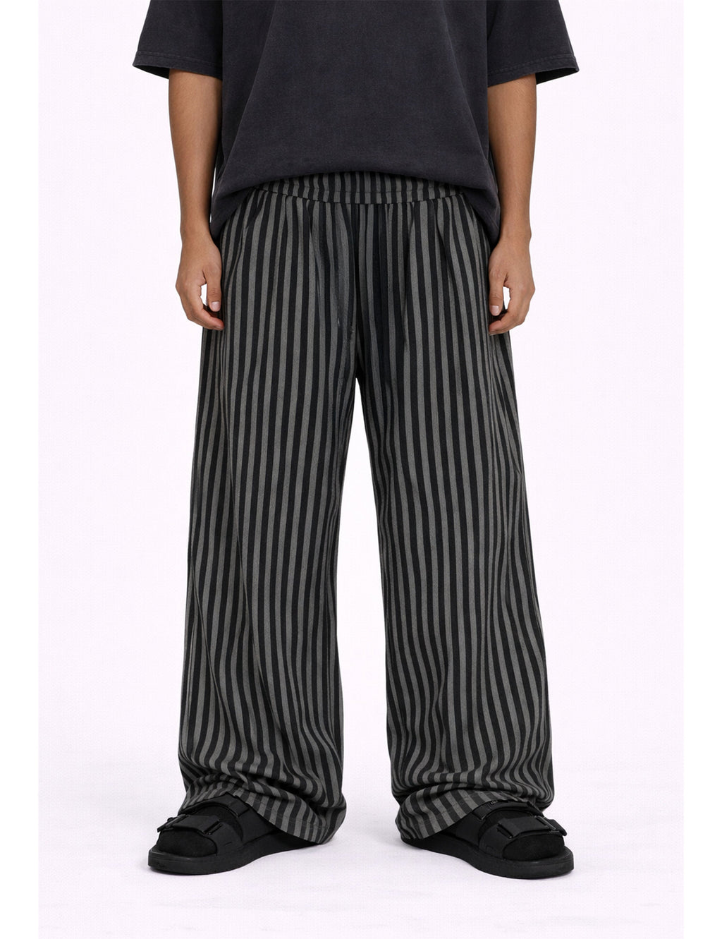 NOIR STRIPED LOUNGE PANTS