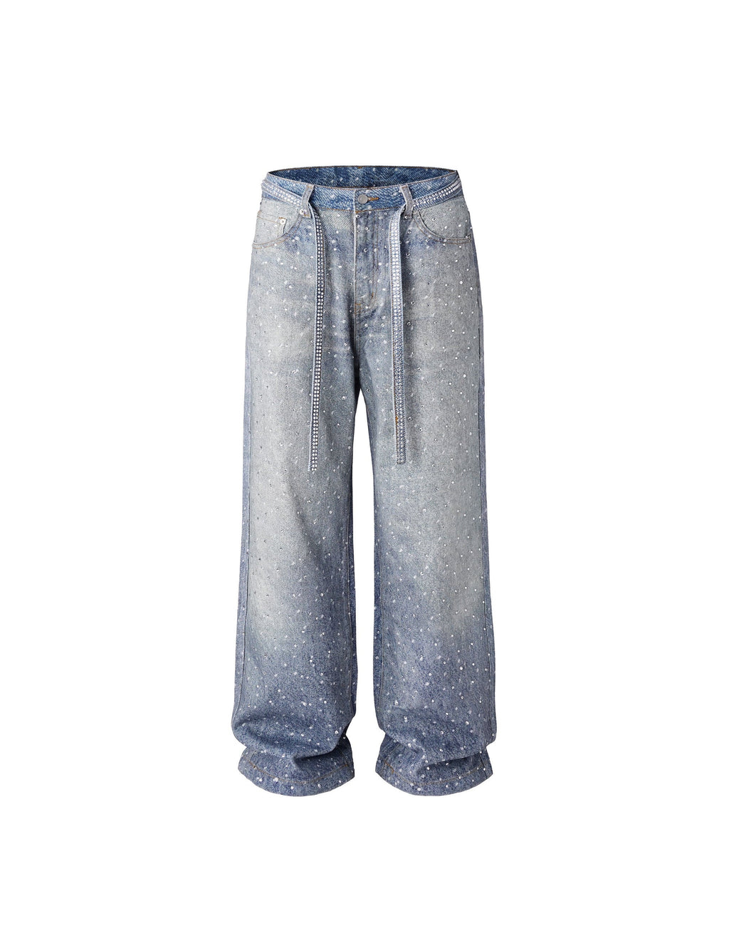 AZUL RHINESTONE DENIM