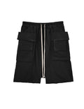NOIR DROP-CROTCH CARGO SHORTS